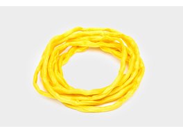 Silkesband, 110cmx3mm gul