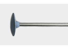 Silikontrissa lins lj.blå med skaft 14,5x12,5mm