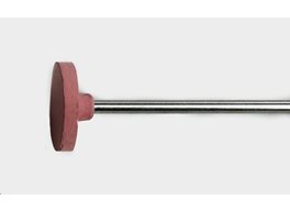 Silikontrissa skiva rosa med skaft 14,5x12,5mm